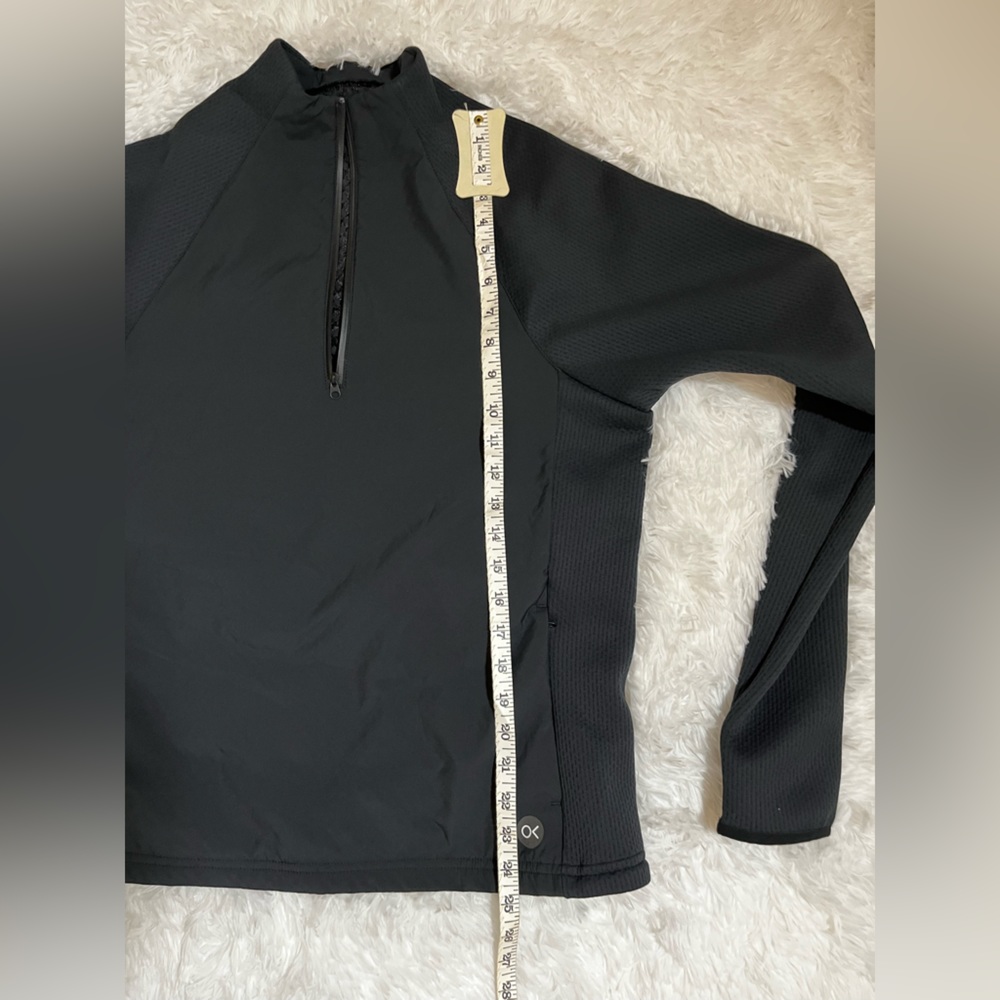 Womens Outerknown Active Half Zip Jacket Black Si… - image 6